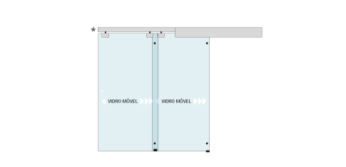 Opção de montagem sistema PCR-1011.