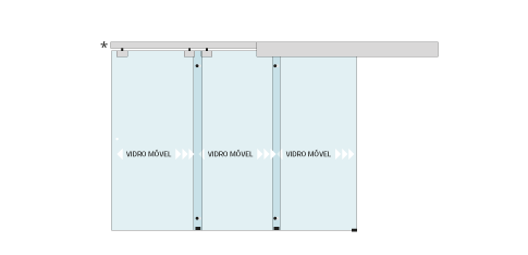 Opção de montagem sistema PCR-1012.