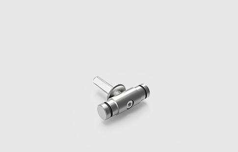 AFCAMÕES APC-7131, União tubular para fixação à parede, para tubo de ø25 mm.