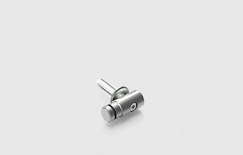 AFCAMÕES APC-7132, União terminal tubular para fixação à parede, para tubo de ø25 mm.