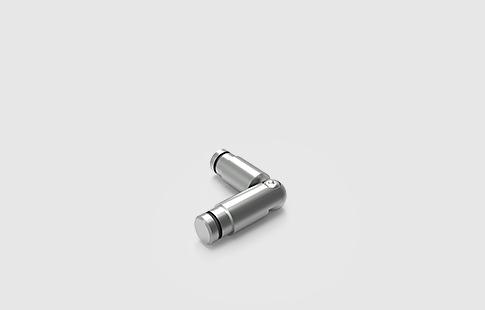 AFCAMÕES APC-7191, União tubular 90º, para tubo de ø25 mm.