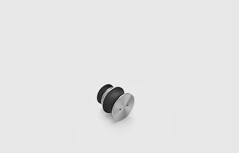 AFCAMÕES APC-7201, Roldana de aperto direto ao vidro de ø45 mm, de fixação cónica, para varão de ø25 mm.
