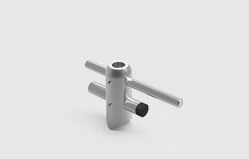 AFCAMÕES APC-7301, Batente regulável de roldana para tubo / varão de ø25 mm.