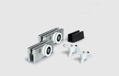 AFCAMÕES APC-8831, Jogo de acessórios para sistema de uma porta de correr até 60 Kg.