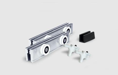 AFCAMÕES APC-8833, Jogo de acessórios para sistema de uma porta de correr de 90 até 135 Kg.