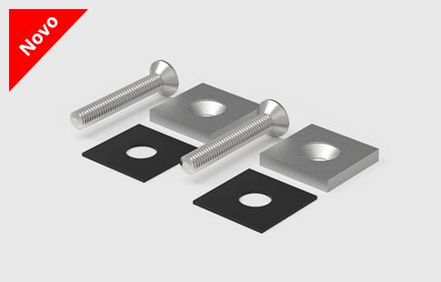 AFCAMÕES ACS-1029V AFCAMÕES ACS-1029V Acessório para meio puxador tubo quadrado em porta de vidro