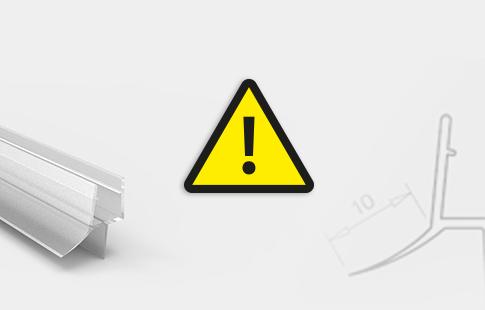 AFCAMÕES AVISO Calhas de Vedação em PVC