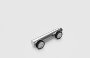AFCAMÕES APC-7112, União terminal dupla tubular para dois vidros fixos. Para tubo de ø25 mm.
