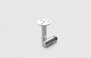 AFCAMÕES APC-7152, União terminal tubular para fixação ao teto. Para tubo de ø25 mm.