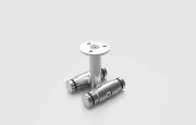 AFCAMÕES APC-7171, União tubular dupla para fixação ao teto. Para tubo de ø25 mm.
