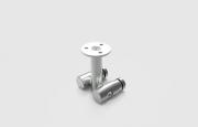 AFCAMÕES APC-7172, União tubular dupla para fixação ao teto. Para tubo de ø25 mm.