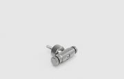 AFCAMÕES APC-7403, União tubular em Inox para fixação à parede, utilizada em varão de ø25 mm.